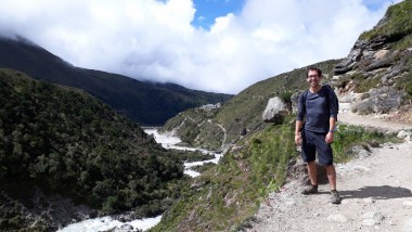 Dingboche et  le sommet de Nangkar Tshang