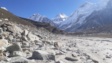 Camp de base de l'Everest et départ pour le col de Cho-La
